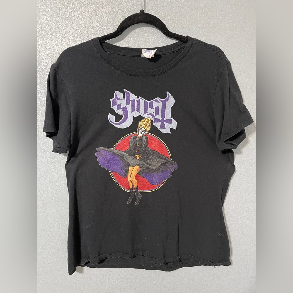 Ghost Band Graphic T-shirt Papa 3 Occult Rock Metal Goth Vintage Style XL - Picture 2 of 6